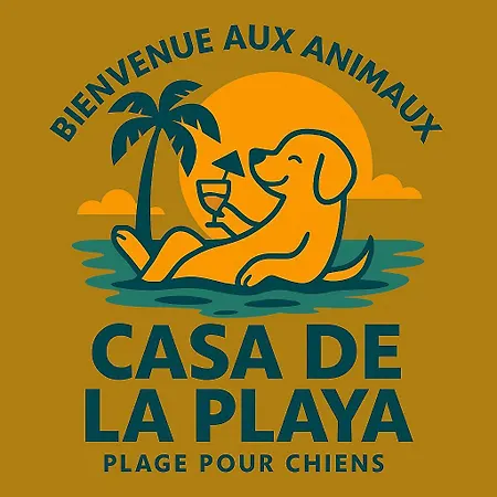 Casa De La Playa,mer 100m, Parking,animaux,clim,wifi *
