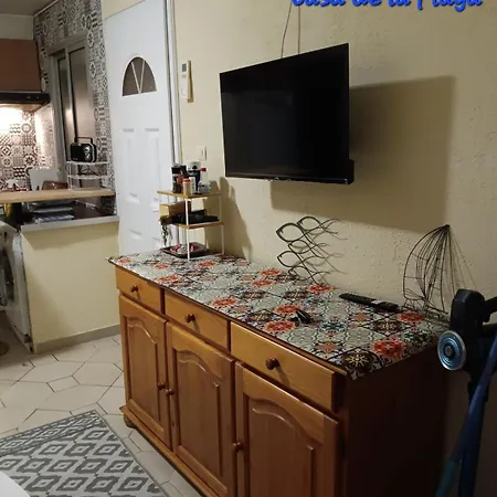 Casa De La Playa,mer 100m, Parking,animaux,clim,wifi アパート *
