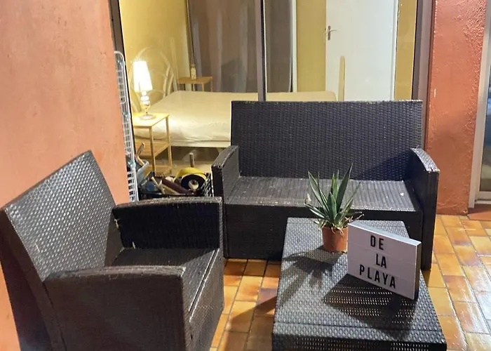 Casa De La Playa,mer 100m, Parking,animaux,clim,wifi شقة Le Barcarès