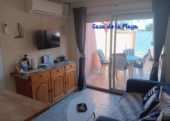 Casa De La Playa,mer 100m, Parking,animaux,clim,wifi *